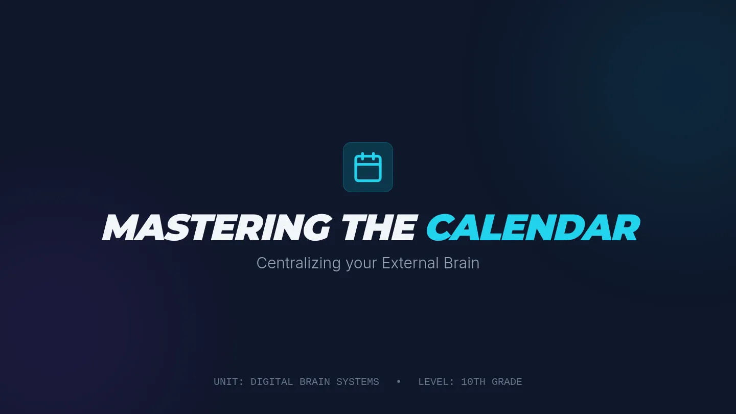 Mastering the Calendar Slides