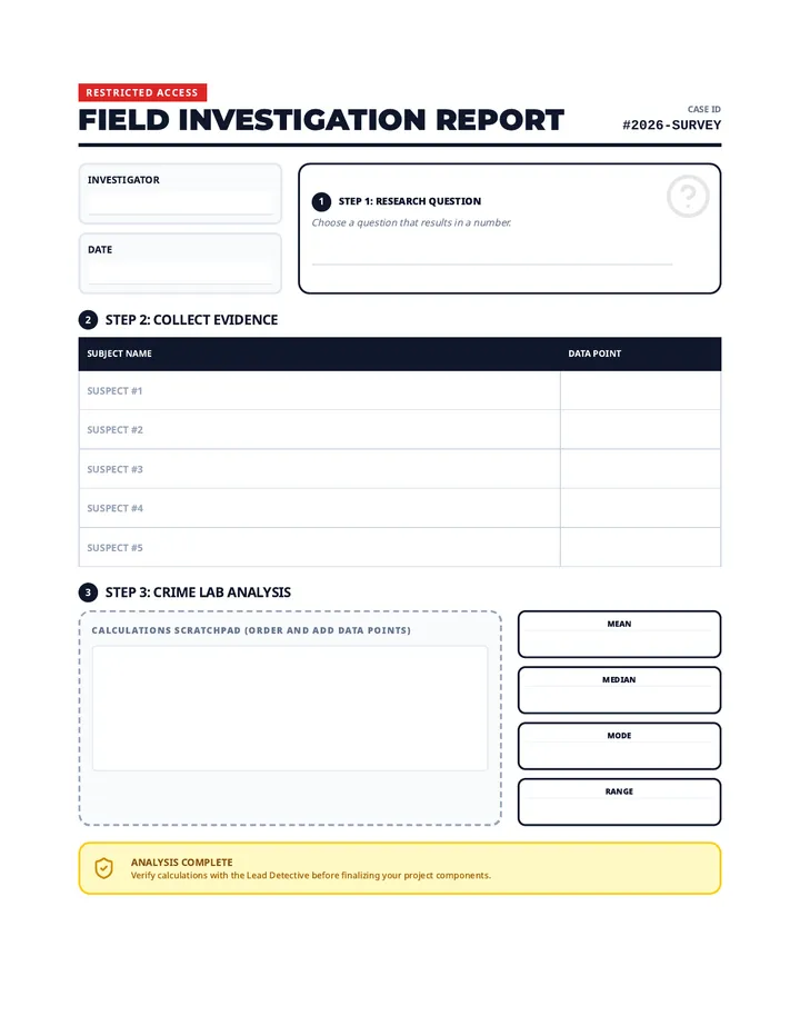 Field Investigation Report