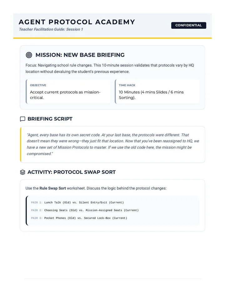 New Base Teacher Guide