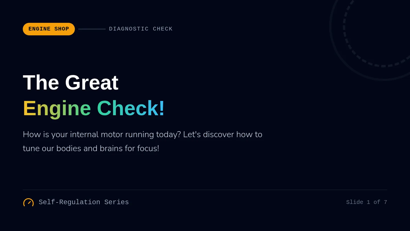 Engine Check Slides