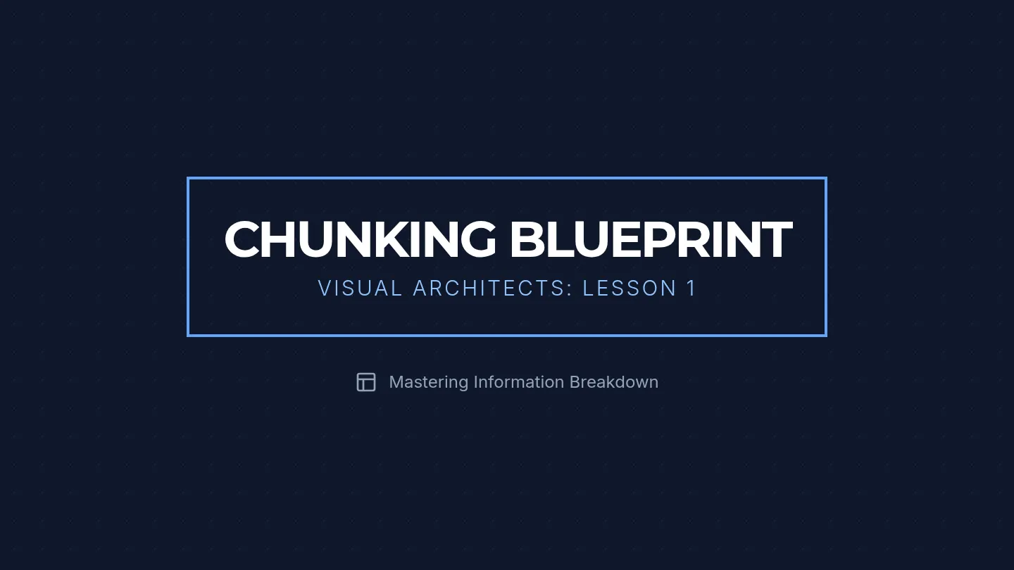 Chunking Blueprint Slides