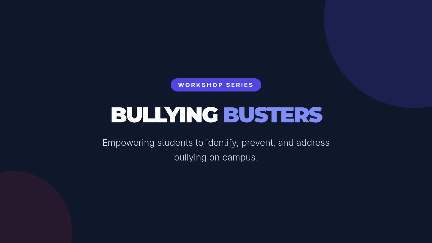 Bullying Busters Presentation Slides