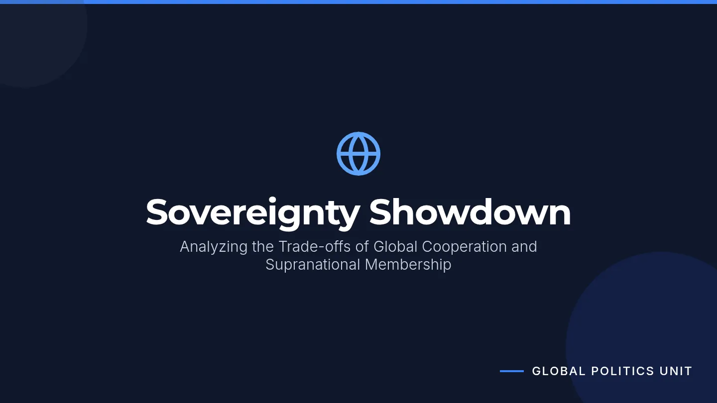 Sovereignty Summit Slides