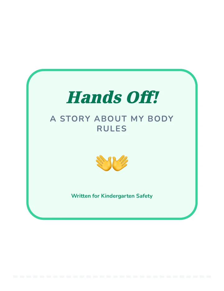 Hands Off Storybook Reading