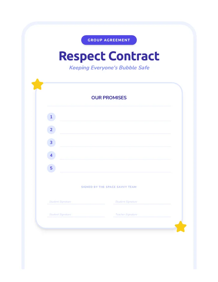 Respect Contract Template