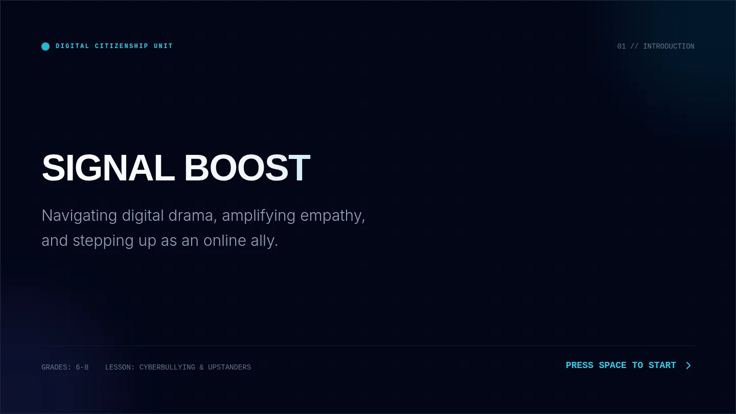 Signal Boost Slides
