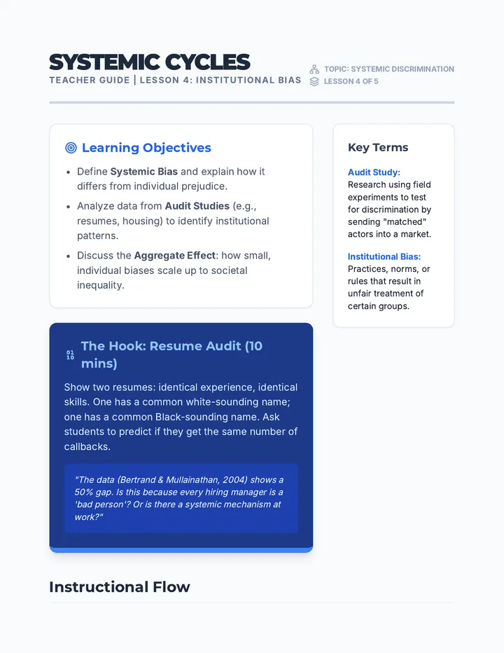 Systemic Cycles Teacher Guide