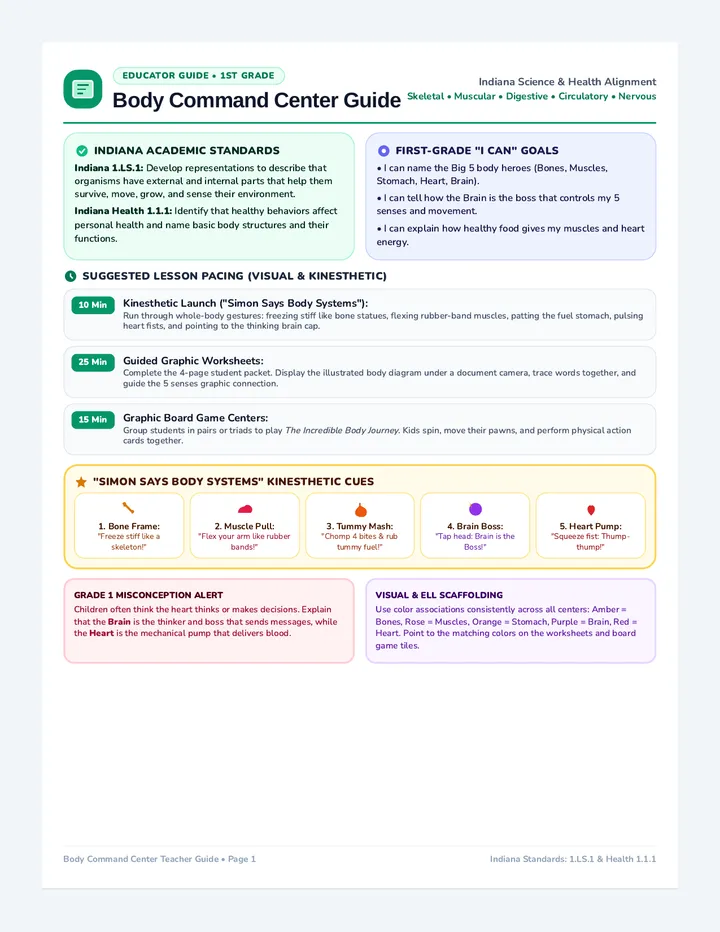 Body Command Teacher Guide