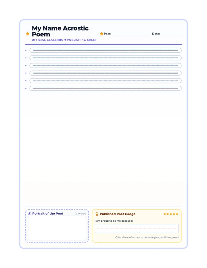 Poem Showcase Template