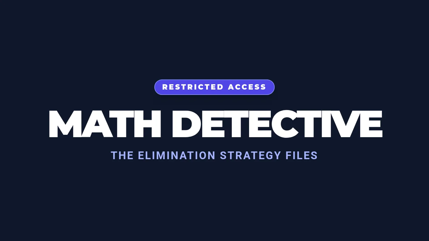 Elimination Strategy Slides