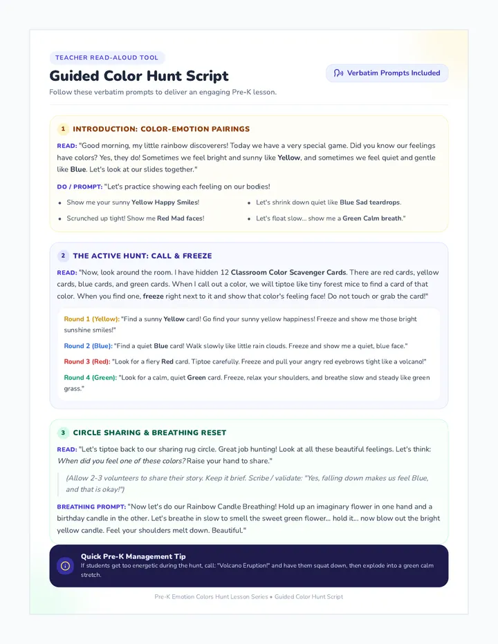 Guided Color Hunt Script