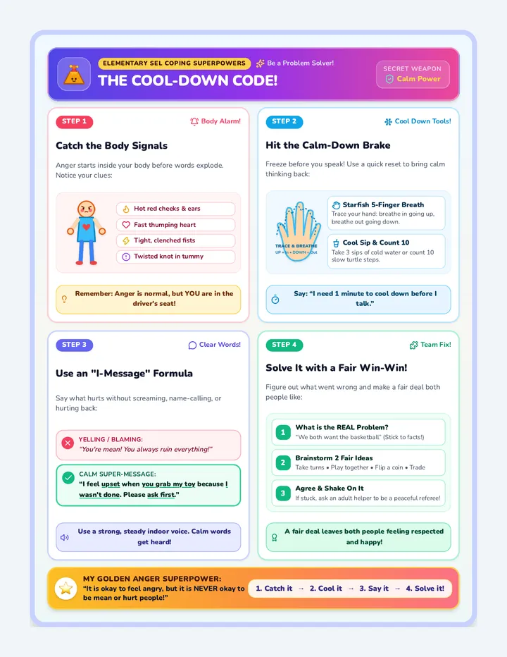 Cool Down Code Poster