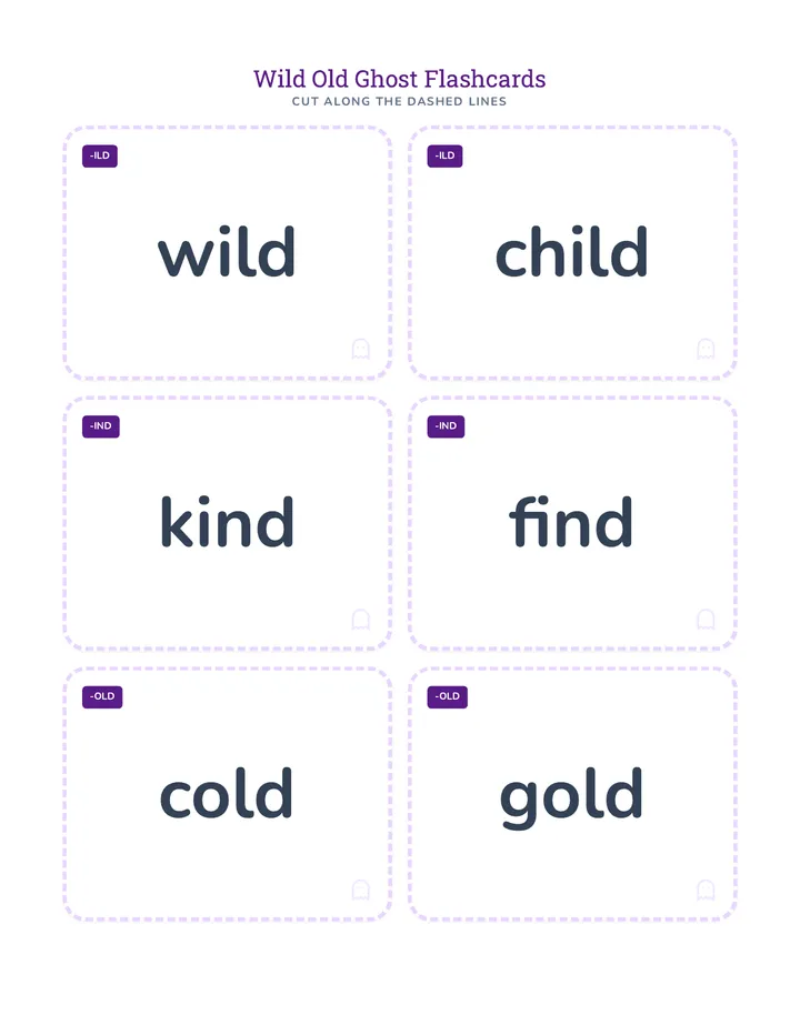 Wild Old Ghost Flashcards