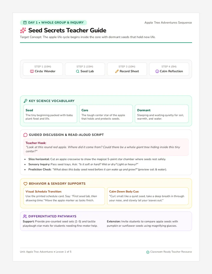 Seed Secrets Teacher Guide