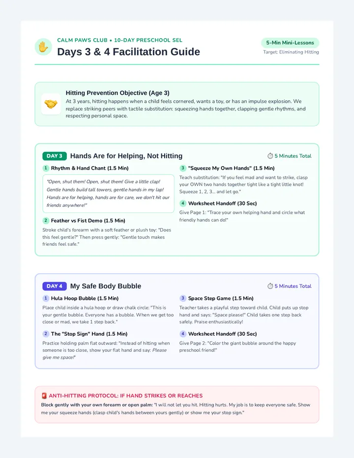 Gentle Hands Teacher Guide