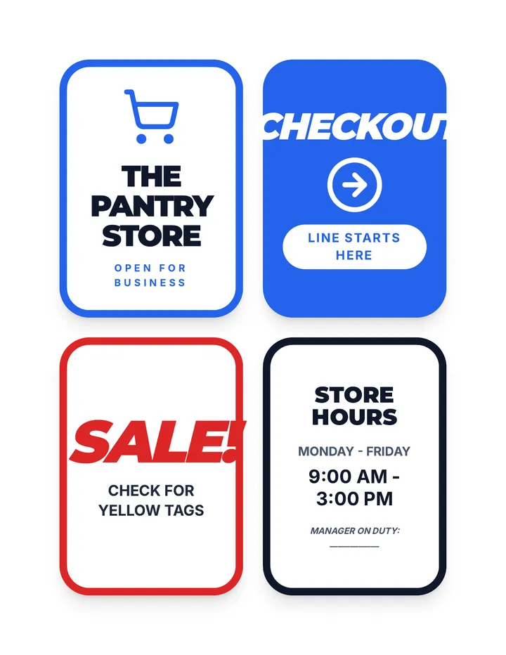 Pantry Store Visuals