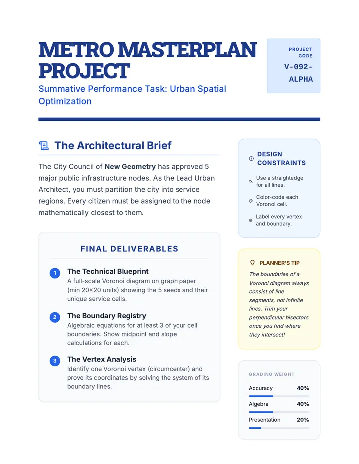 Metro Masterplan Project