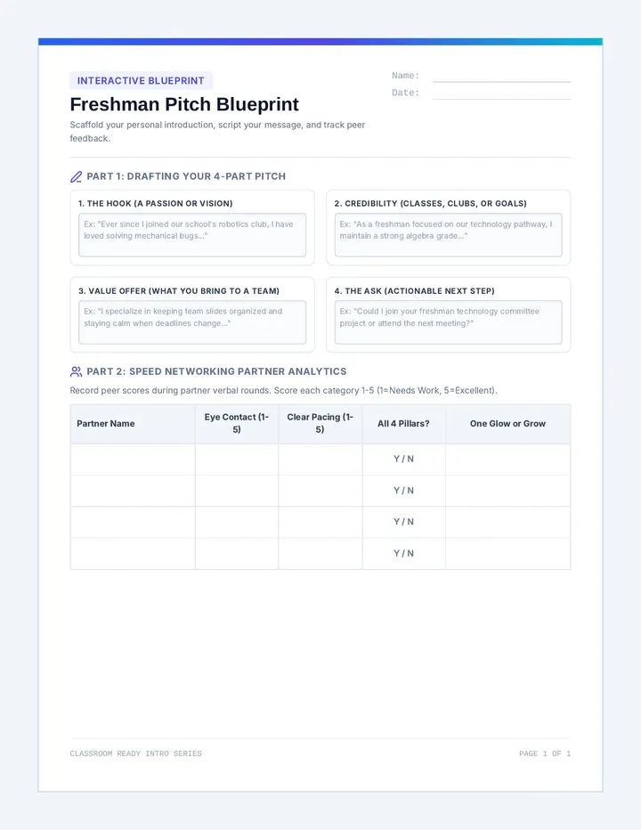 Professional Pitch Blueprint