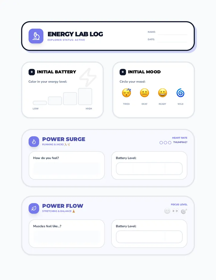 Energy Lab Logbook Purple Edition
