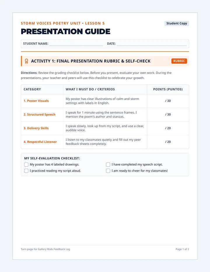 Storm Voices Presentation Handout