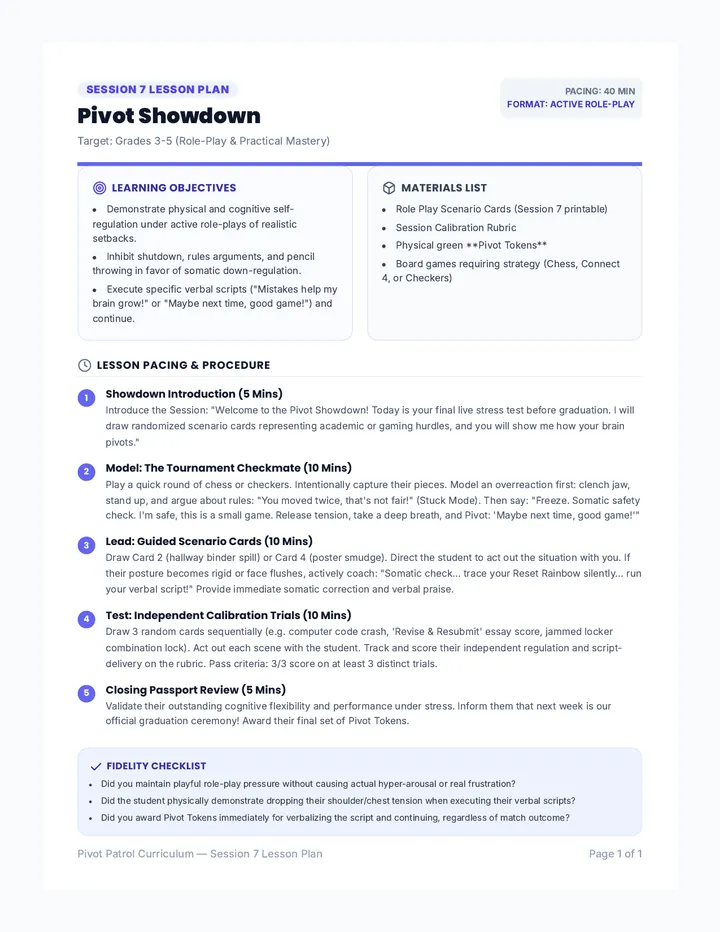 Session 7 Lesson Plan