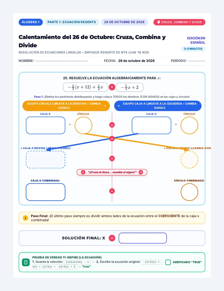 Spanish October Cross Warmup