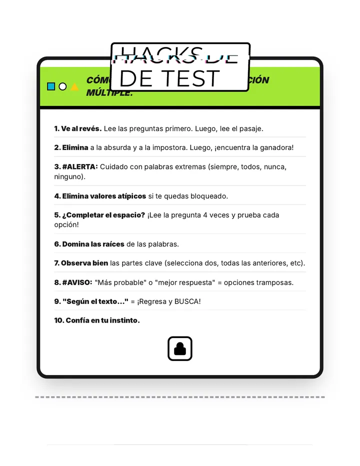 Trucos de Examen Hacks page 1