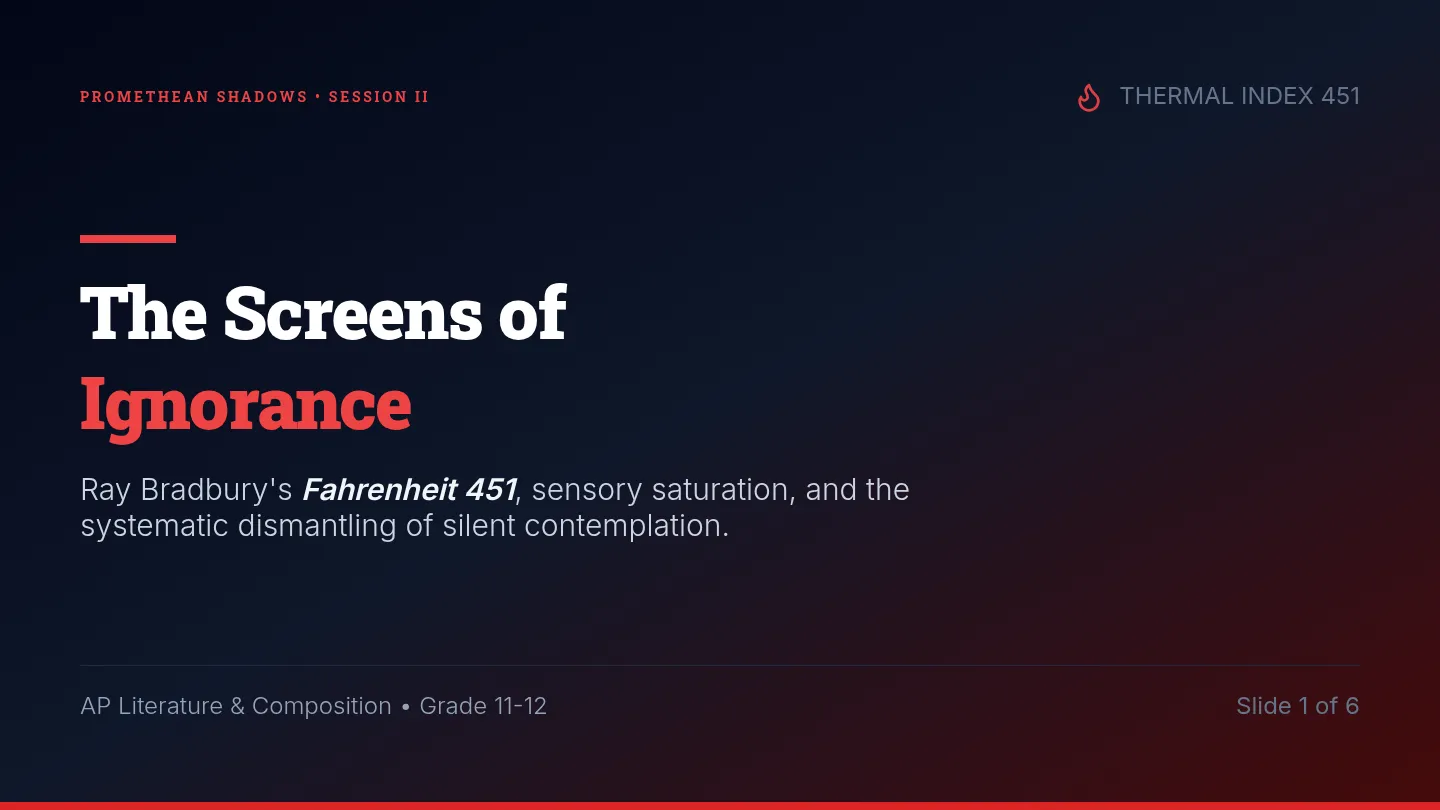Screens of Ignorance Slides