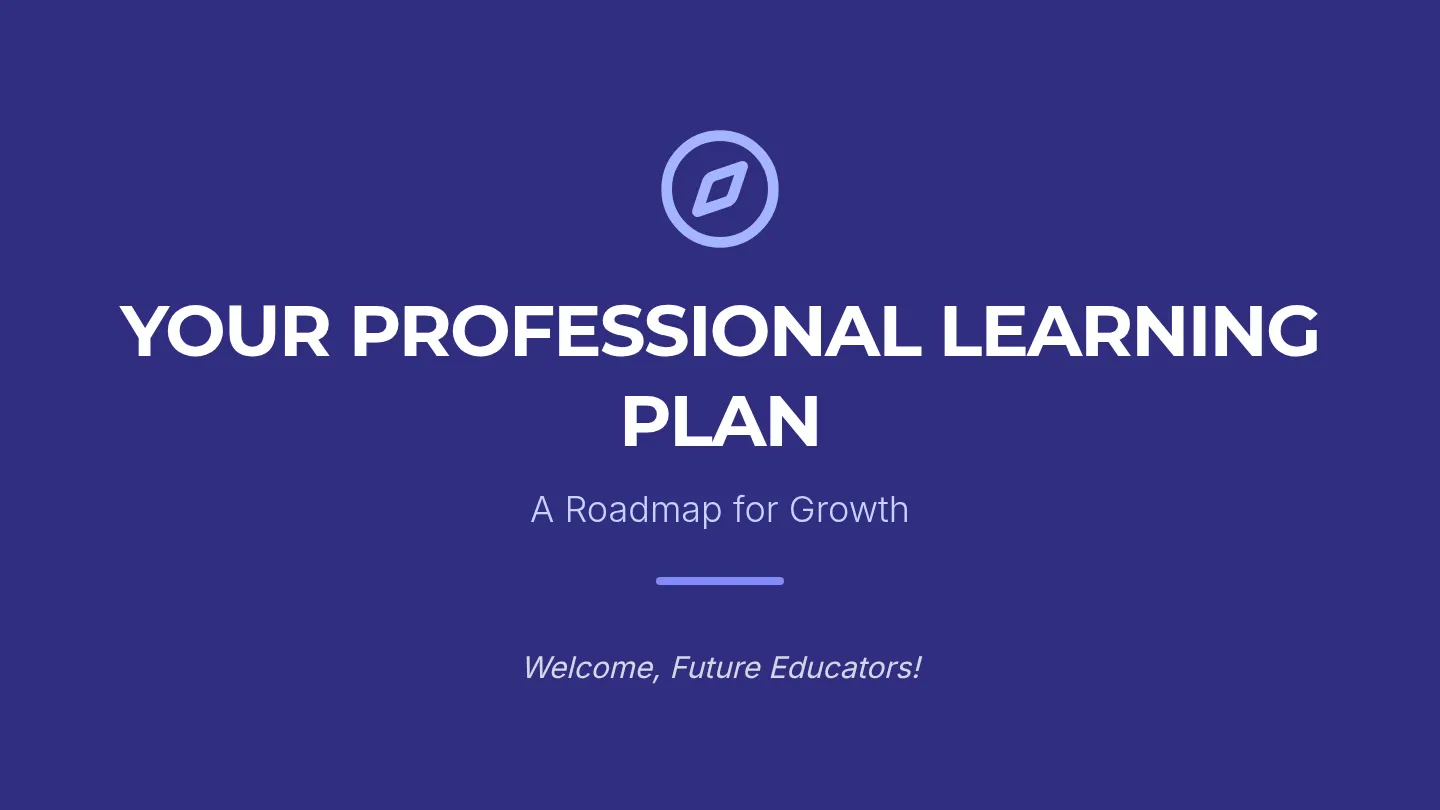 Professional Learning Roadmap Slides