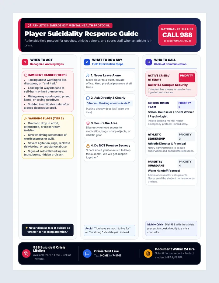 Coach Crisis Protocol Infographic