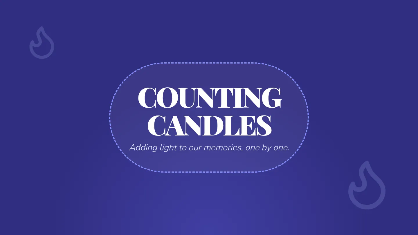 Counting Candles Slides