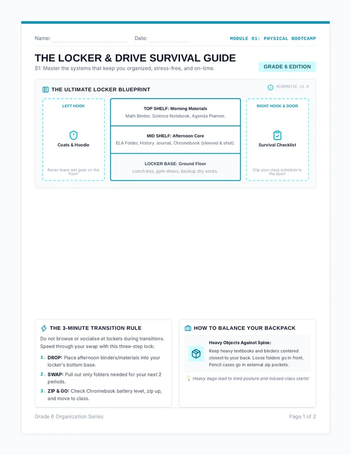 Locker and Drive Survival Handbook