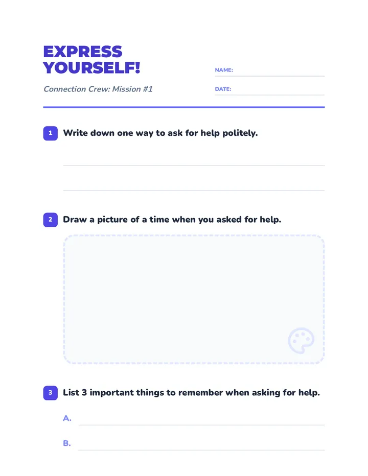 Express Yourself Worksheet