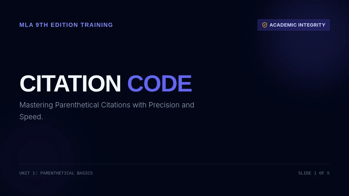Citation Code Slides