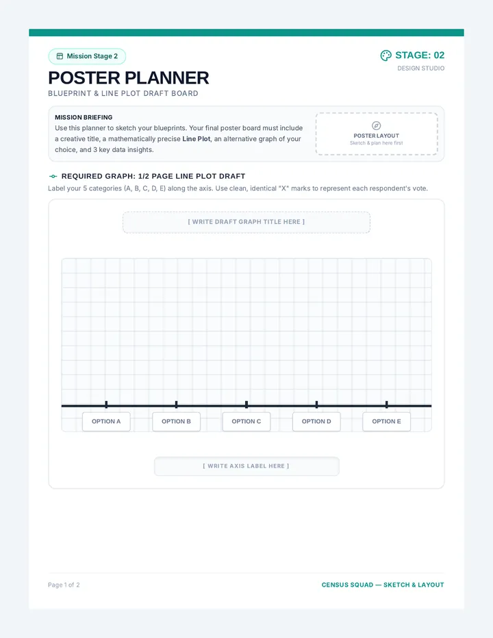 Census Squad Poster Planner