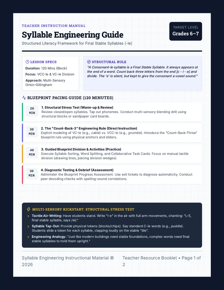 Syllable Engineering Guide