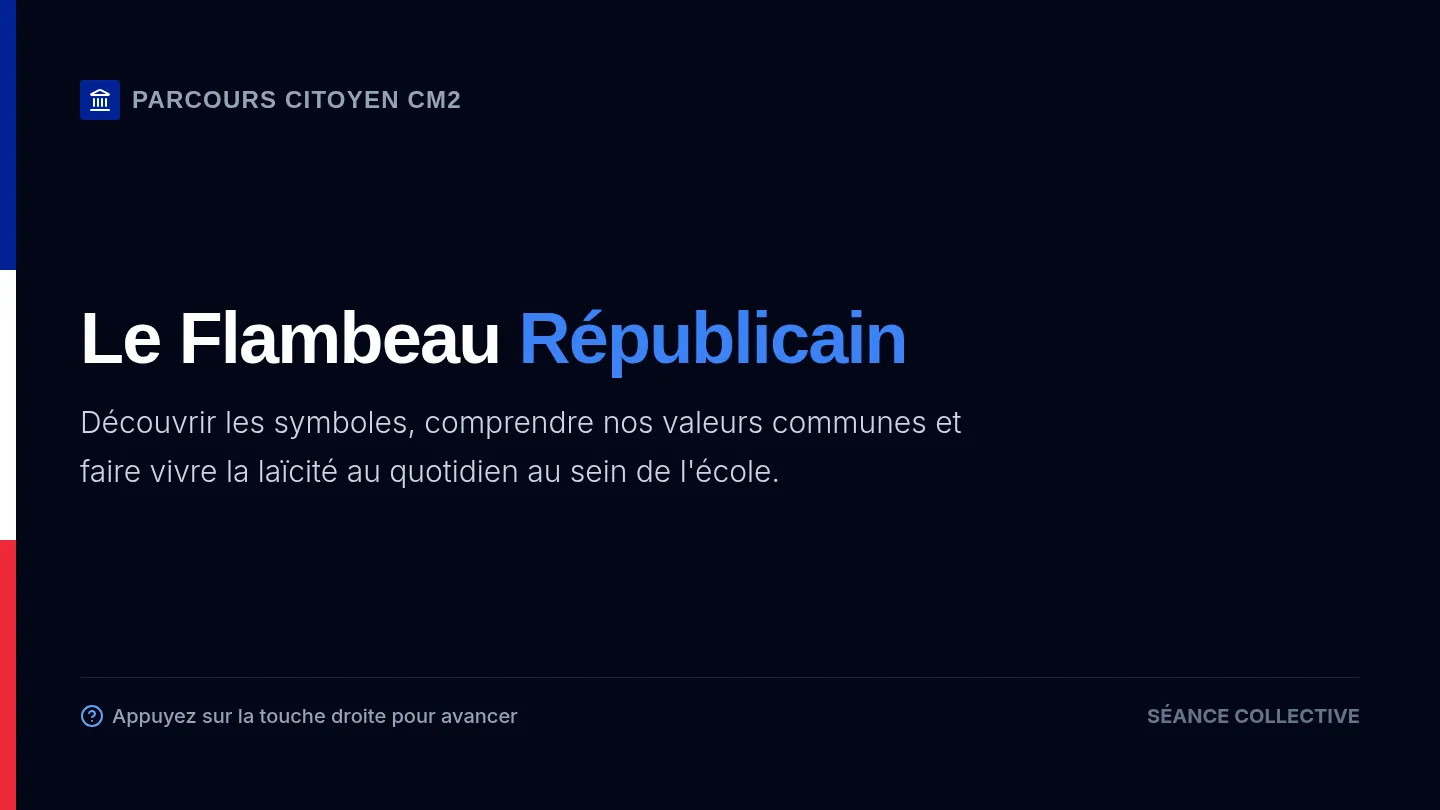 Flambeau Republicain Diaporama de Classe