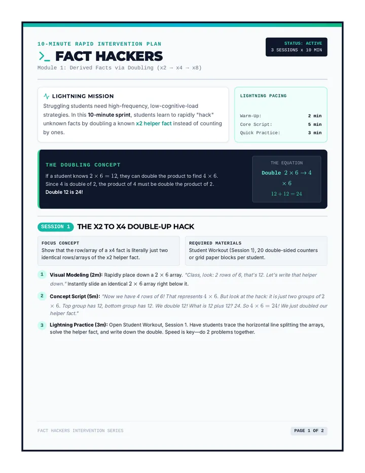 Fact Hackers Teacher Guide