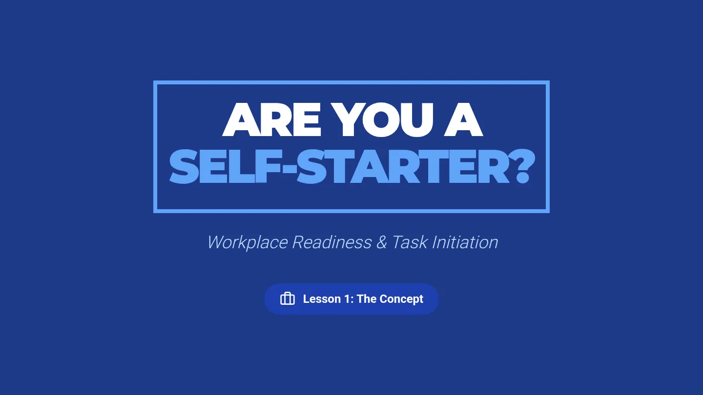 Self Starter Concept Slides