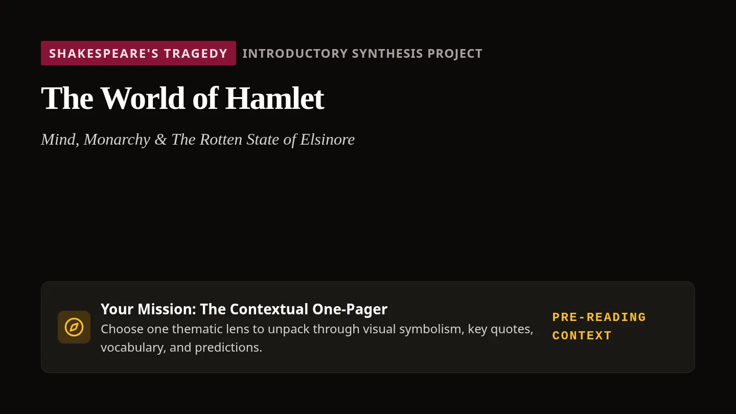 Hamlet OnePager Slides