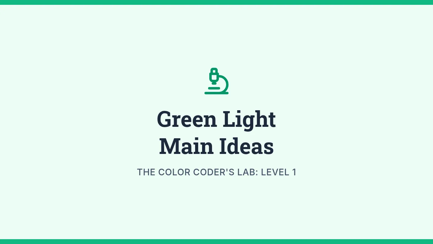 Green Light Slides