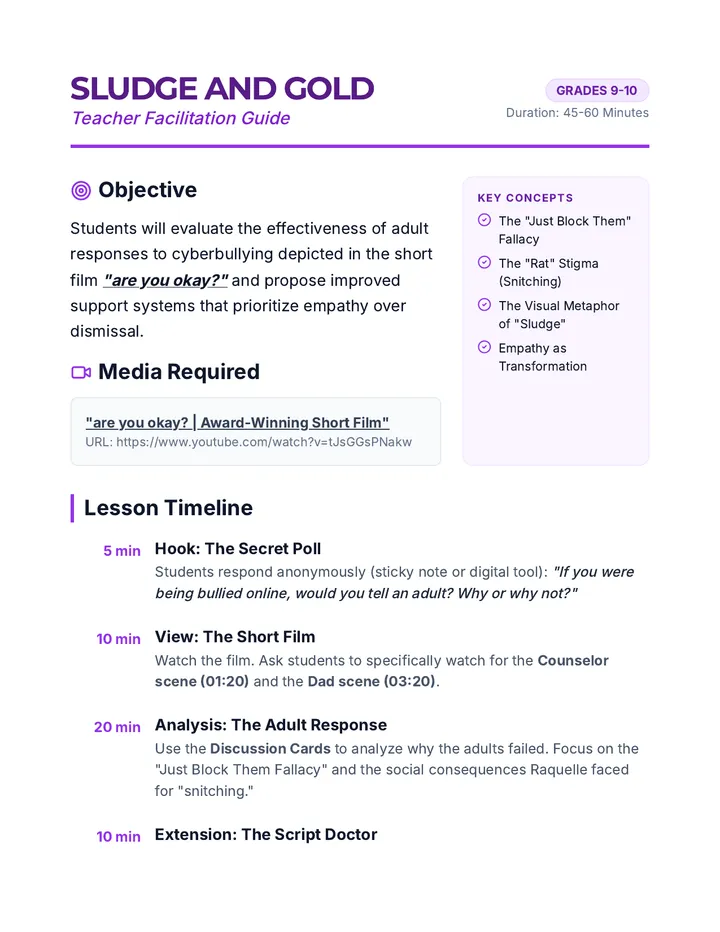 Connection Catalyst Teacher Guide