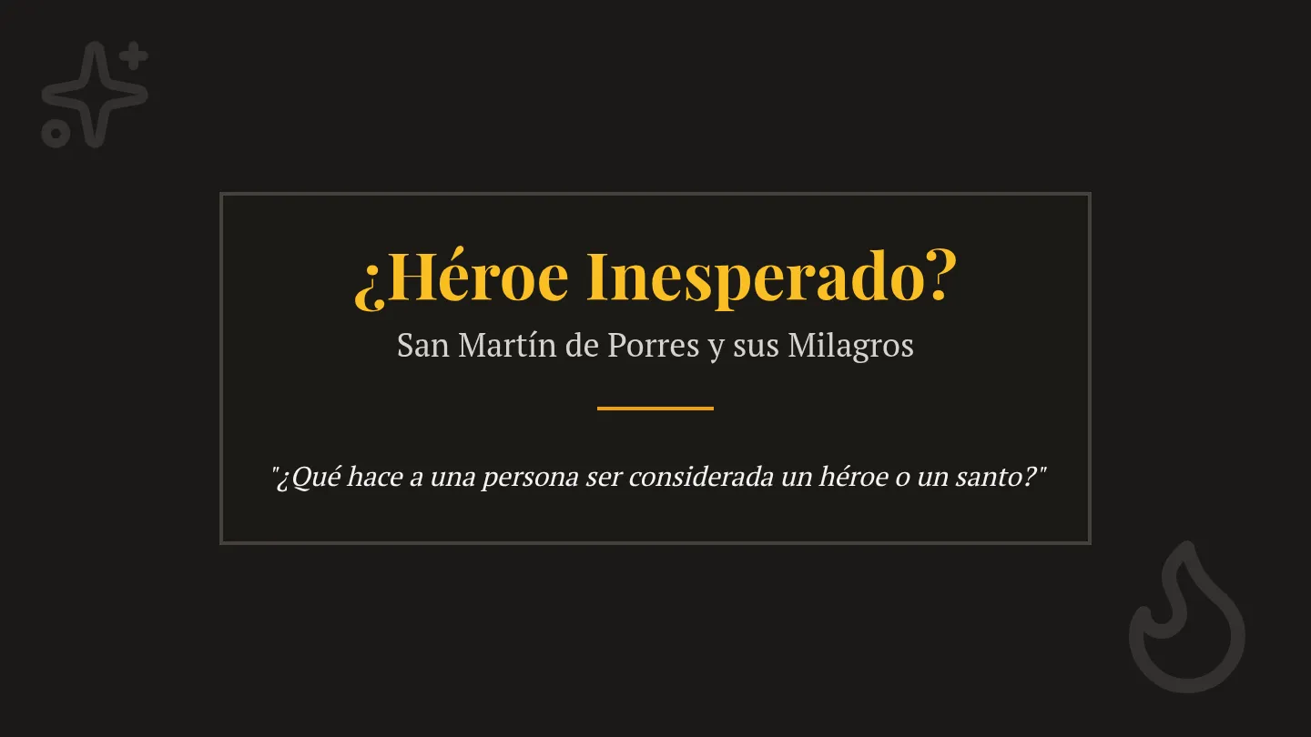 San Martín Héroe Inesperado Slide Deck