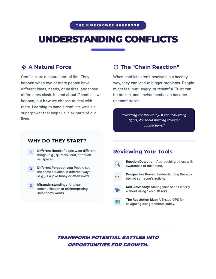 Understanding Conflicts Reading
