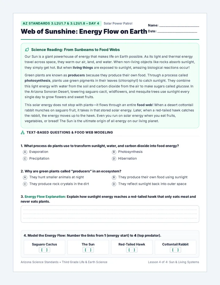Sunshine Web Reading
