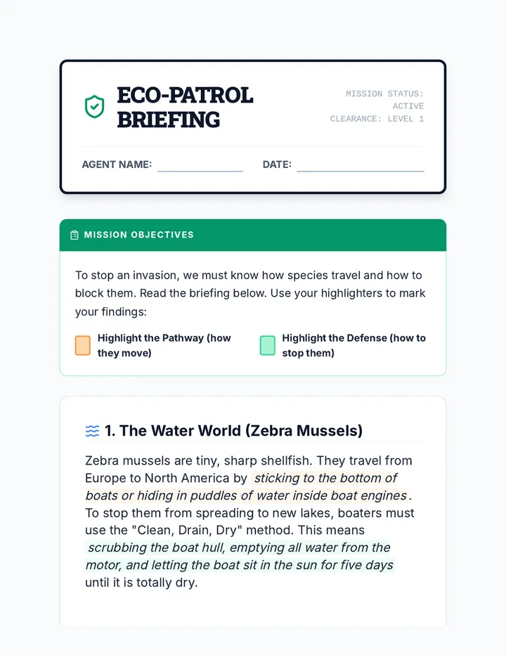 Eco-Patrol Briefing Document