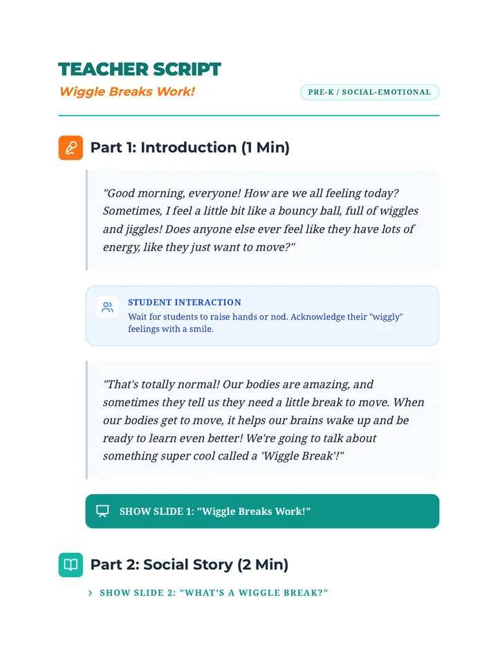 Wiggle Breaks Script