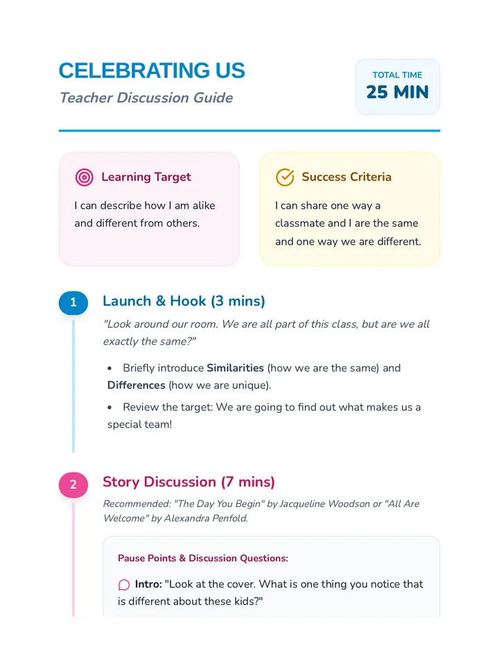 Celebrating Us Discussion Guide