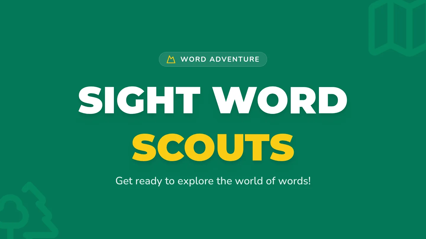 Sight Word Scouts Slides