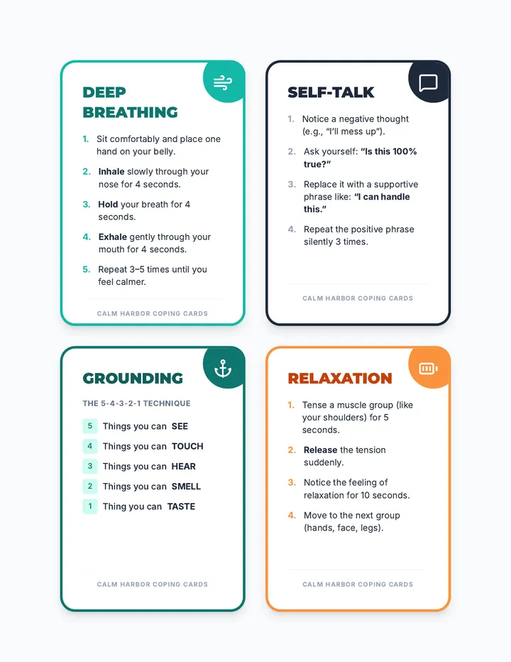 Coping Strategies Cards